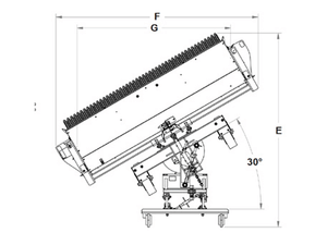 PALADIN / SWEEPSTER Backhoe Loader Angle Sweeper