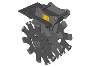 WERK-BRAU Wheel Compactors for 2,100 - 11,000 lbs. (mini 05, 76, 1, 15, and 2)