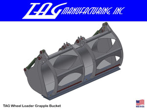 Cucharones de reciclaje de basura TAG para cargadores de ruedas