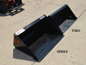 SPIDER heavy duty mini loader low profile buckets