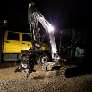 BLUE DIAMOND extreme duty stump grinder for skid steers