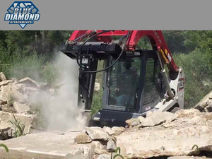 Martillos hidráulicos BLUE DIAMOND para minicargadoras