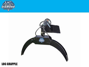 BLUE DIAMOND log grapple for mini loader