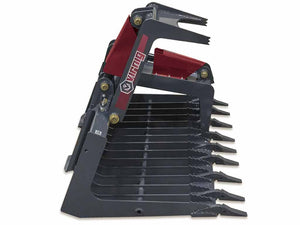 Virnig skeleton tooth grapple for skid steer loader