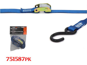 LIQUIDACIÓN - Correa de sujeción con trinquete de alta resistencia de 1 pulgada x 6 pies