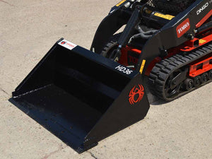 SPIDER heavy duty mini loader low profile buckets