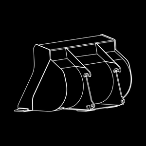 WAIN ROY Wheel Loader bucket, class 6 (4.00 - 4.50 cu. yd.)