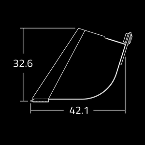 WAIN ROY High Capacity Dirt Buckets for Tractor Loader Backhoes Over 16000 lbs.