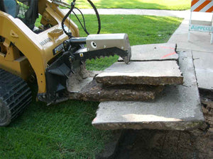 OMNI ATTACHMENTS The Beak concrete grapple for skid steer loaders