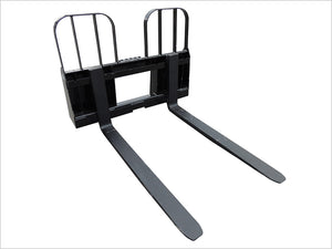 BLUE DIAMOND WALK THROUGH pallet forks for skid steer loader