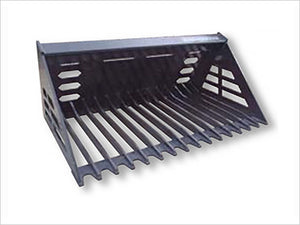 BLUE DIAMOND MINI ROCK BUCKET FOR MINI-SKID STEERS, 36"