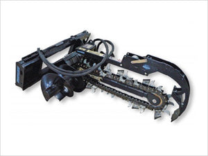 BLUE DIAMOND TRENCHER, 48" DEPTH, 8" ROCK CHAIN, INCLUDES CRUMBER