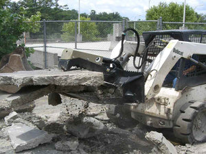 OMNI ATTACHMENTS The Beak concrete grapple for skid steer loaders