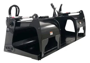 BERLON Extended Lip Heavy Duty Grapple Bucket skid steers