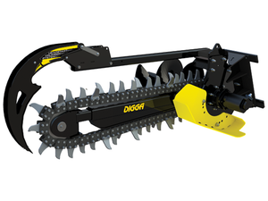 DIGGA Bigfoot XD Trenchers for skid steers (28-45 gpm)