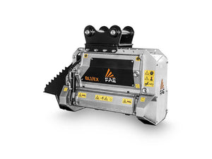 Trituradora forestal FAE BL1/EX-BL1/EX/VT con limitador de mordida para miniexcavadoras, 8000 - 15000 lbs.