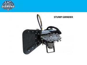 BLUE DIAMOND extreme duty stump grinder for skid steers