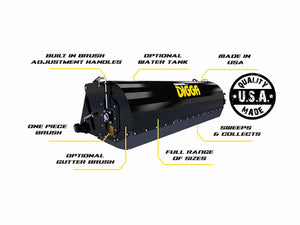 DIGGA Sweeper pick up bucket broom