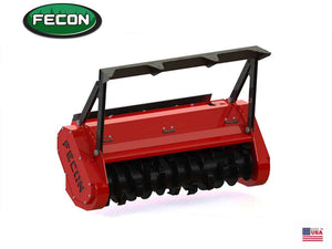 FECON Bullhog Drum Mulcher for Standard Flow Skid Steer