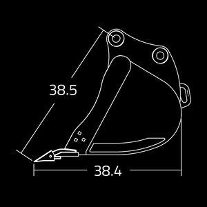 Cucharones de suciedad WAIN ROY para retroexcavadoras cargadoras de tractores de hasta 16000 lbs