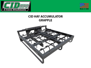 CID Hay Accumulator Grapple for skid steer loaders