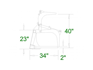 CID Manure fork Grapple for Skid Steers