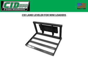 CID Land Leveler for Mini Loaders