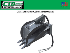 CID Stump Grapple for Mini Loaders