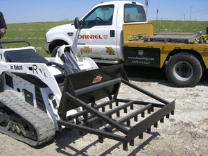 OMNI ATTACHMENTS rake for mini loader