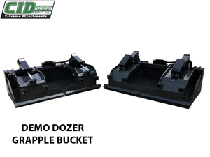 CID Grapple Buckets for Skid Steers