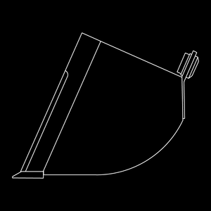 WAIN ROY ditching & grading buckets for excavators 30,000-41,000 lbs.