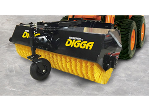 DIGGA HYDRAULIC PIVOT ANGLE BROOMS FOR SKID STEERS