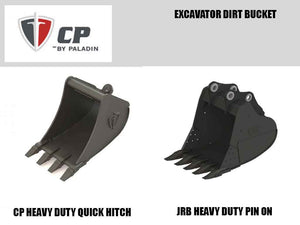 PALADIN / CP dirt buckets for 2 metric ton class excavators