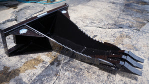 BLUE DIAMOND stump bucket for mini loader