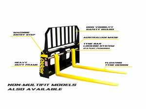 DIGGA Horquillas para palés para minicargadora