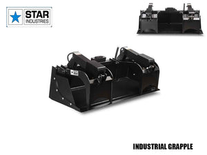 STAR Industrial Grapple Buckets for Skid Steer Loader
