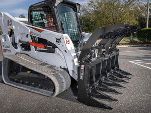 Rastrillo de pinza MCLAREN para minicargadora