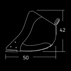 Cucharones de tierra WAIN ROY para excavadoras de 30,000 - 41,000 lbs.