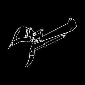 WAIN ROY hydraulic direct main pin thumb for excavators and backhoe loaders