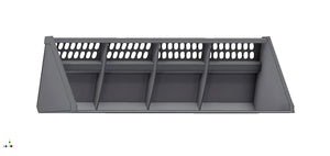 CID High Capacity Snow-N-Litter Buckets for Skid Steers