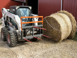 BERLON Bale Spear Carriages for skid steers