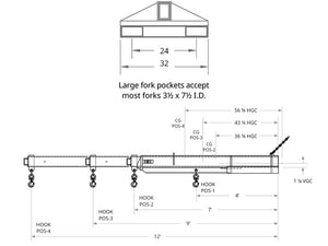 STAR Heavy Duty Jib for forklifts