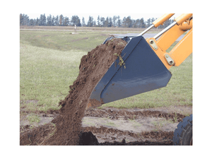 Virnig V50 Low Profile smooth edge and tooth Dirt Buckets for skid steer loaders