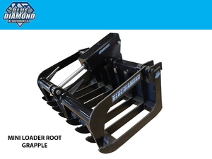 BLUE DIAMOND root grapple for mini loader