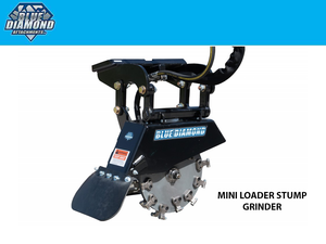 BLUE DIAMOND MINI LOADER STUMP GRINDER