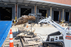 BLUE DIAMOND root grapple for mini loader