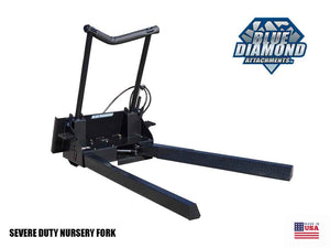 BLUE DIAMOND Nursery Tree Fork for skid steer
