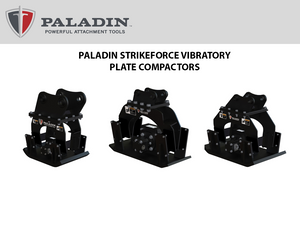 Compactadores de placa vibratoria PALADIN StrikeForce EX TCP, 5000-28000 lbs. excavadoras