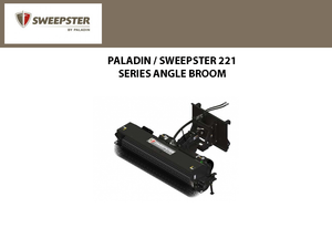 Escoba angular serie PALADIN / SWEEPSTER 221 para cargadoras de ruedas