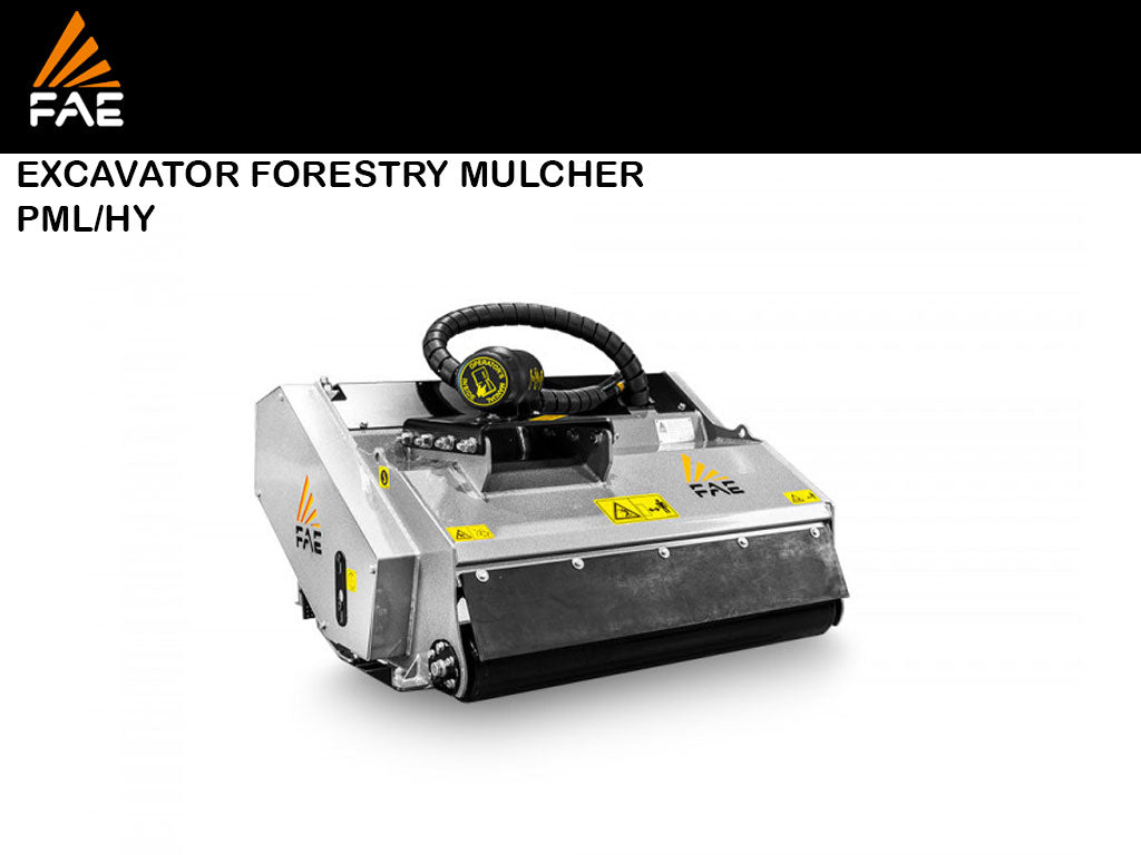 FAE PML/HY forestry mulcher for mini-excavators, 3000 - 7000 lbs.
